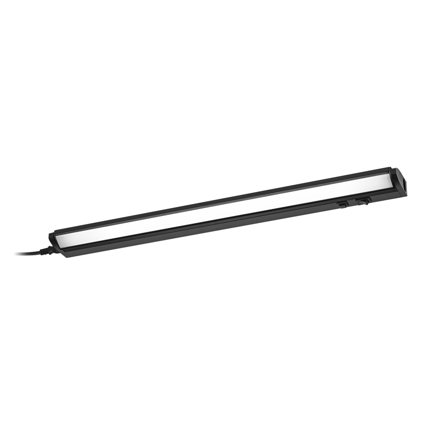 Osram - Luminaria LED regulable para bajo mueble LINEAR TURN LED/10W/230V 3000/4000/6500K 55 cm negra