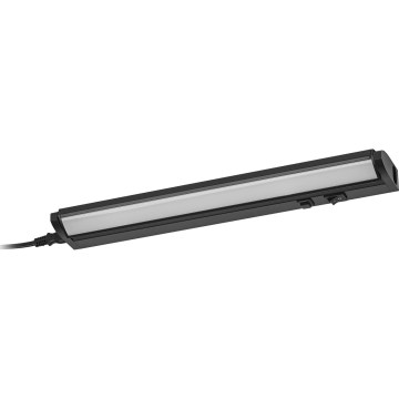 Osram - Luminaria LED regulable para instalación bajo armarios LINEAR TURN LED/6W/230V 3000/4000/6500K 35 cm negra