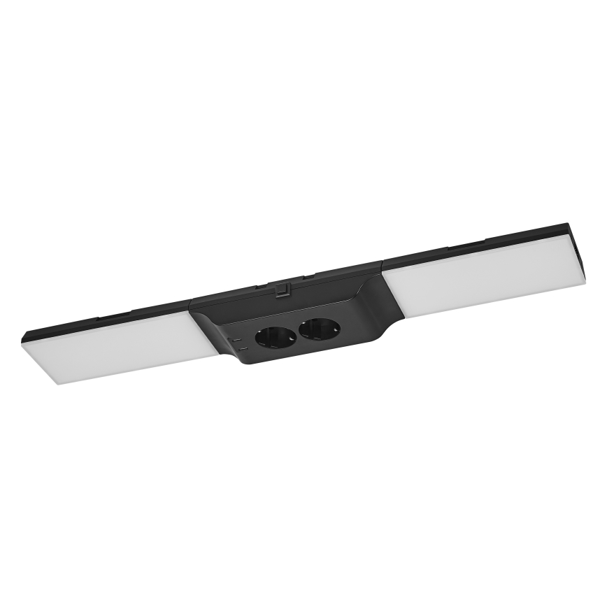 Osram - Luminaria LED regulable para bajo mueble con enchufes integrados UNDERCABINET LED/10W/230V 3000K 54,8 cm negro