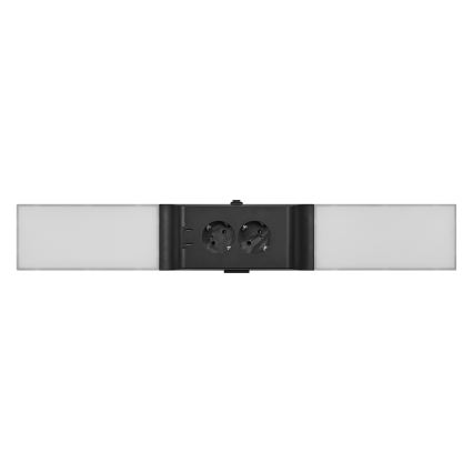 Osram - Luminaria LED regulable para bajo mueble con enchufes integrados UNDERCABINET LED/10W/230V 3000K 54,8 cm negro
