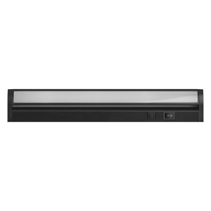 Osram - Luminaria LED regulable para instalación bajo armarios LINEAR TURN LED/6W/230V 3000/4000/6500K 35 cm negra