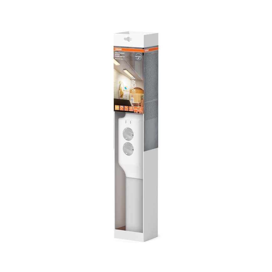 Osram - Luminaria LED regulable para bajo mueble con enchufes UNDERCABINET LED/10W/230V 3000K 54,8 cm blanco