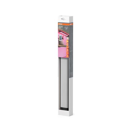 Osram - Luminaria LED RGBW regulable para debajo del mueble con sensor de movimiento LINEAR EDGE LED/8W/230V 50 cm negro + mando a distancia