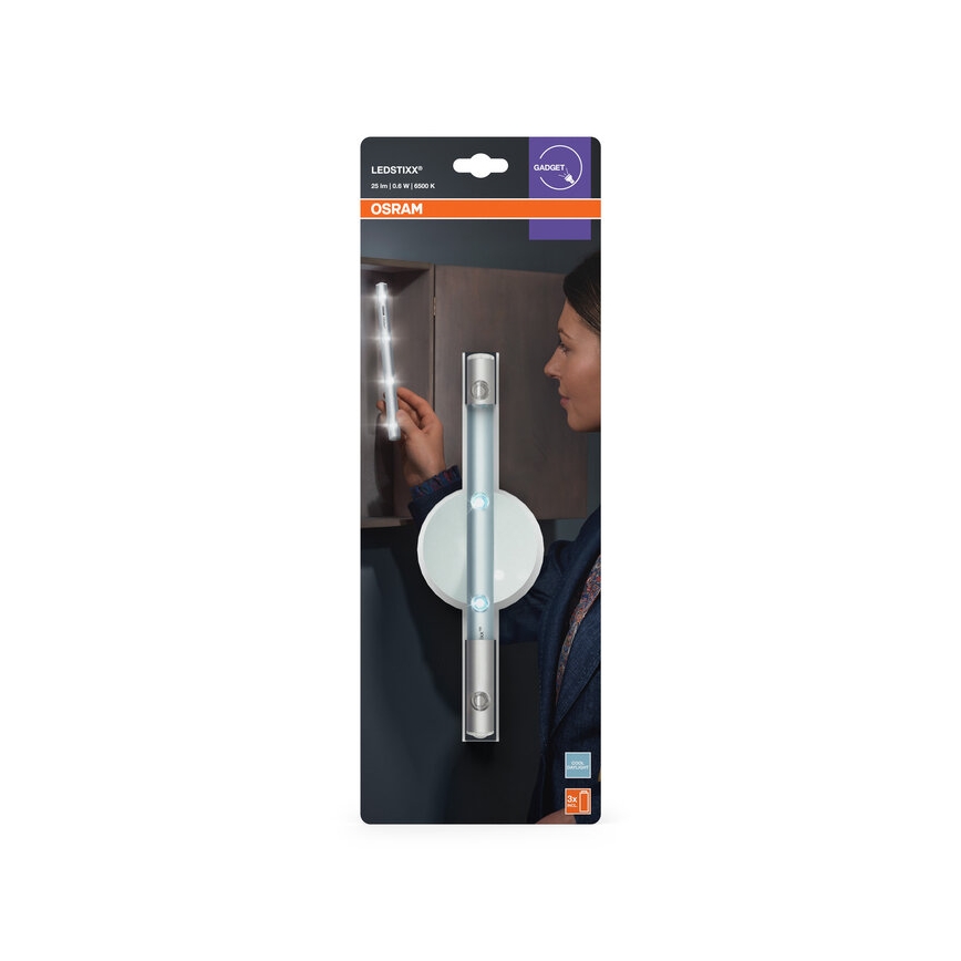 Osram - Luz nocturna LED LEDSTIXX LED/0,6W/3xAAA