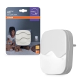 Osram - Luz nocturna LED para enchufe con sensor crepuscular LUNETTA LED/0,5W/230V