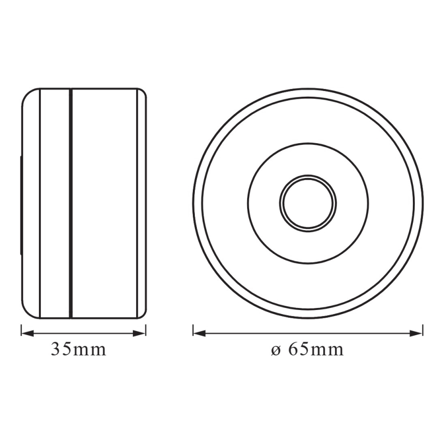 Osram - Luz de orientación LED regulable DOT-IT LED/0,45W/5V 500 mAh blanca