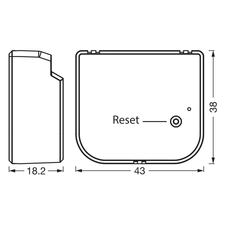 Osram - Módulo para interruptor de 2 teclas SMART+ 230 V Wi‑Fi