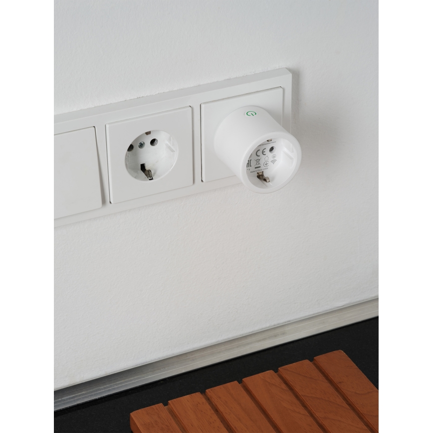 Osram - Pack de 2 enchufes inteligentes SMART+ MATTER SCHUKO 2300W/230V/10A Wi-Fi blanco