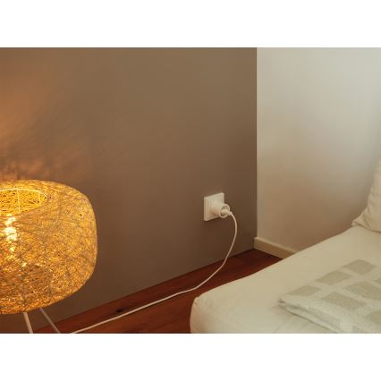 Osram - Pack de 2 enchufes inteligentes SMART+ MATTER SCHUKO 2300W/230V/10A Wi-Fi blanco