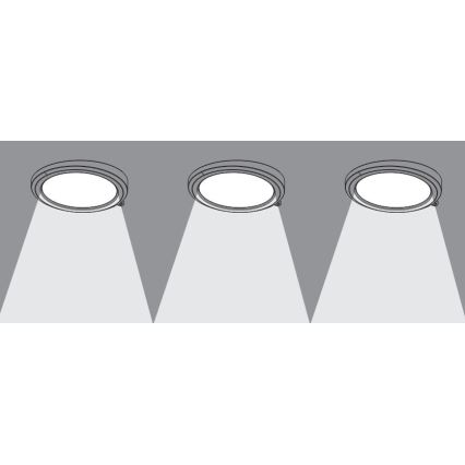Osram - Pack de 3 luminarias LED regulables para debajo de muebles SMART+ LED/6,5W/230V 3000-6500K Wi-Fi