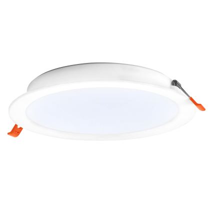 Osram - Juego de 6 luminarias empotrables LED ESSENTIAL/18W/230V 6500K Ø 22 cm blanco