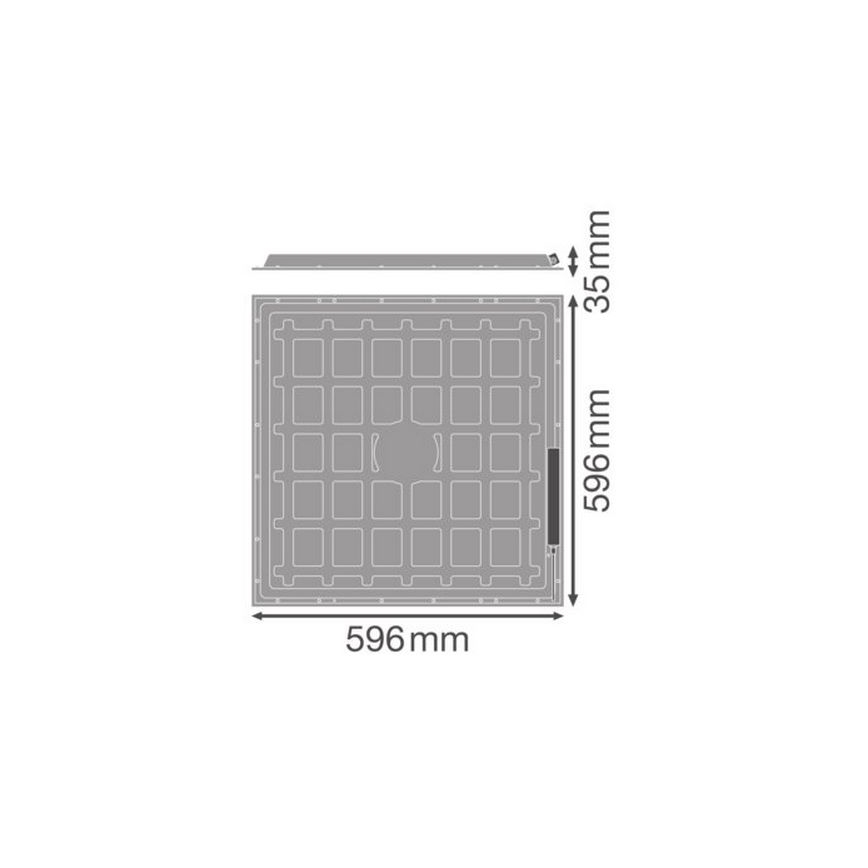 Osram - Panel LED empotrado ESSENTIAL LED/36W/230V 4000K 60x60 cm