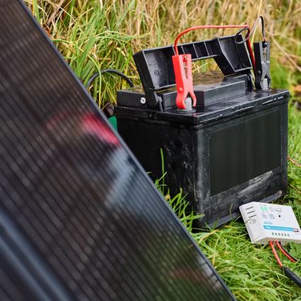 Osram - Panel solar para carga autónoma de baterías BATTERY CHARGE SOLAR 100W IP65