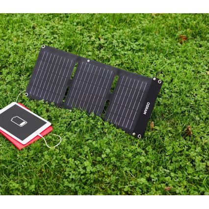 Osram - Panel solar para carga independiente de baterías BATTERY CHARGE SOLAR 20W IP65
