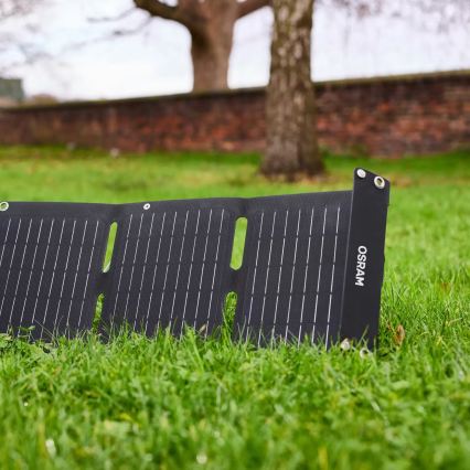 Osram - Panel solar para carga independiente de baterías BATTERY CHARGE SOLAR 20W IP65