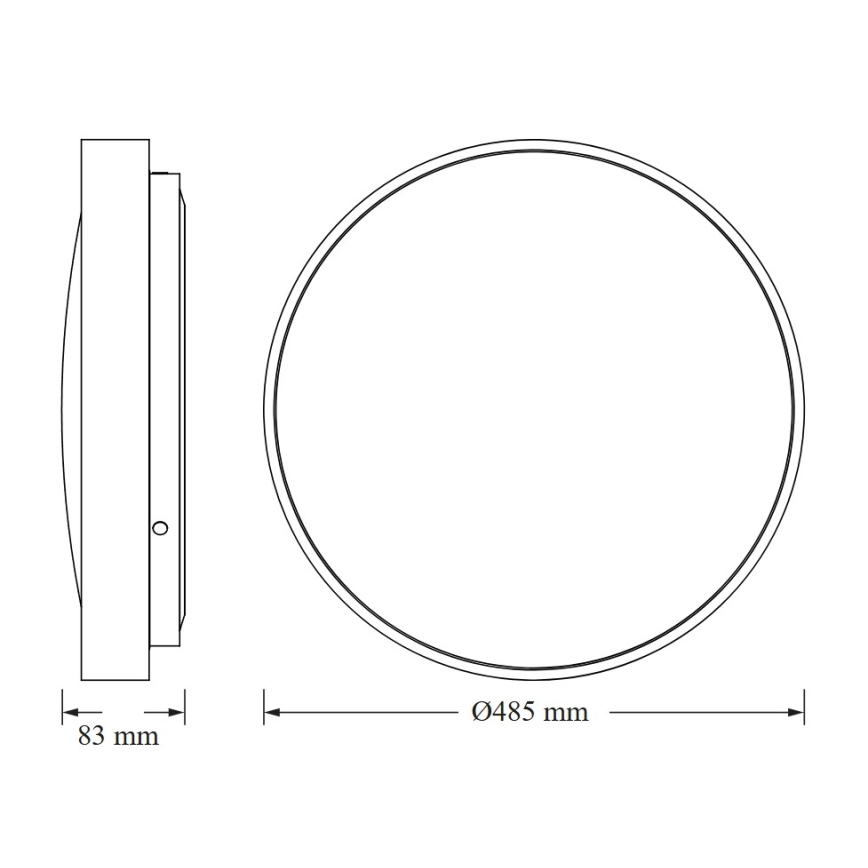 Osram - Plafón CEILING LUXO LED/36W/230V Ø 49 cm dorado