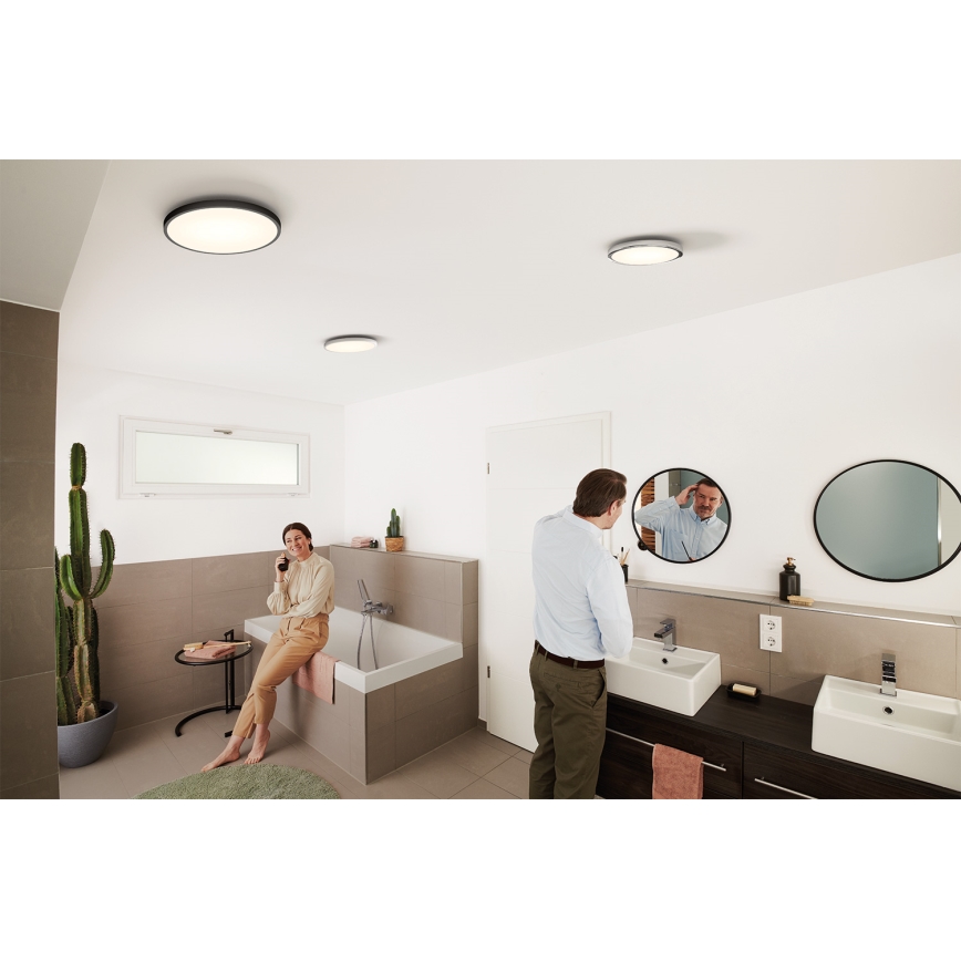 Osram - Luminaria LED regulable de techo para baño SMART+ DISC LED/24W/230V 3000-6500K IP44 Wi-Fi