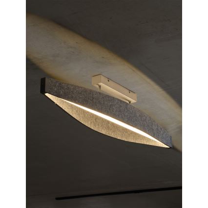 Osram - Plafón LED de superficie DECOR FLAT LED/23W/230V gris