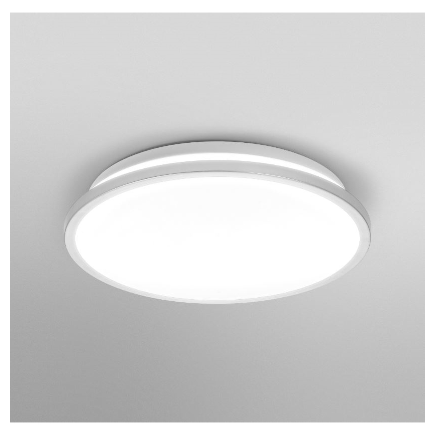 Osram - Plafón LED de techo para baño DISC LED/18W/230V 3000/4000K Ø 30 cm IP44 plateado