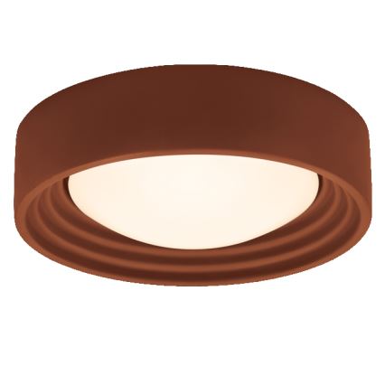 Osram - Luminaria de techo LED regulable ORBIS CONCRETE LED/13W/230V Ø 30 cm marrón/hormigón