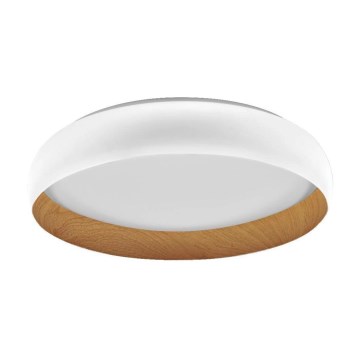 Osram - Plafón LED regulable ORBIS LIVIA LED/36W/230V Ø 52 cm blanco/marrón