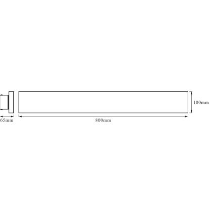 Osram - Luminaria de techo LED regulable SMART+ PLANON LED/27W/230V 80x10 cm 3000-6500K Wi-Fi