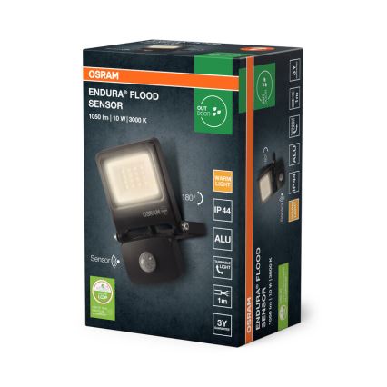 Osram - Proyector LED con sensor ENDURA LED/10W/230V 3000K IP44