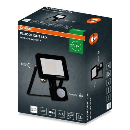 Osram - Proyector LED con sensor FLOODLIGHT LED/10W/230V 4000K IP65