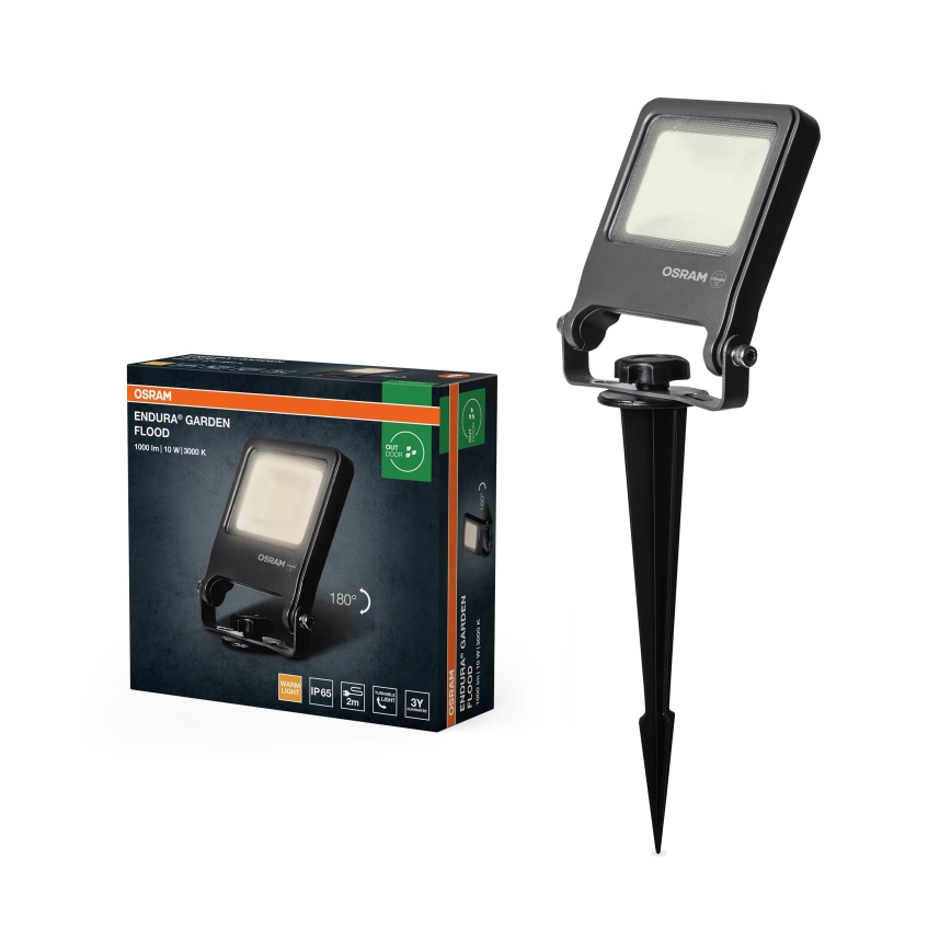 Osram - Proyector LED ENDURA LED/10W/230V 3000K IP65 antracita