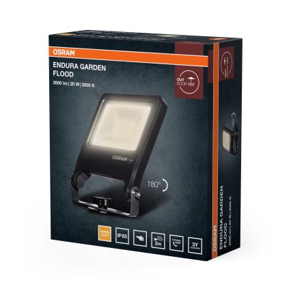 Osram - Proyector LED ENDURA LED/20W/230V 3000K IP65 antracita