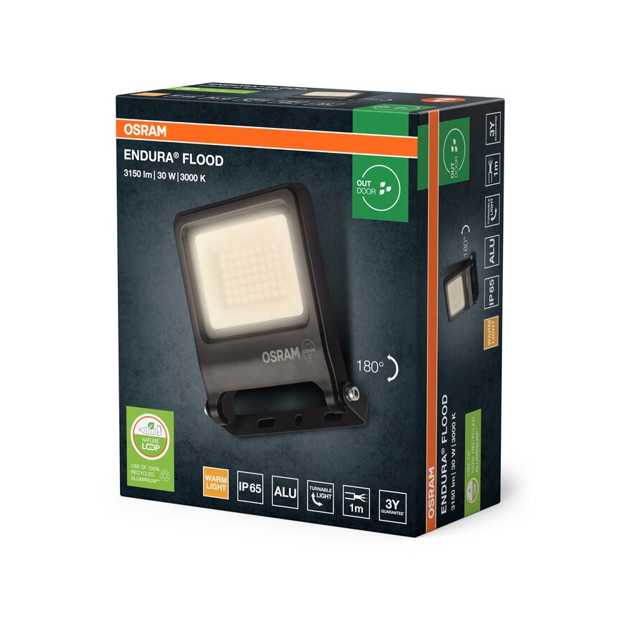 Osram - Proyector LED ENDURA LED/30W/230V 3000K IP65