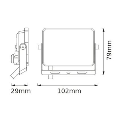 Osram - Proyector LED FLOODLIGHT LED/10W/230V 4000K IP65