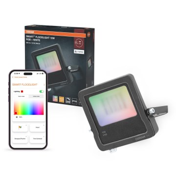 Osram - Proyector LED RGBW regulable SMART+ FLOODLIGHT LED/10W/230V IP65 Wi-Fi
