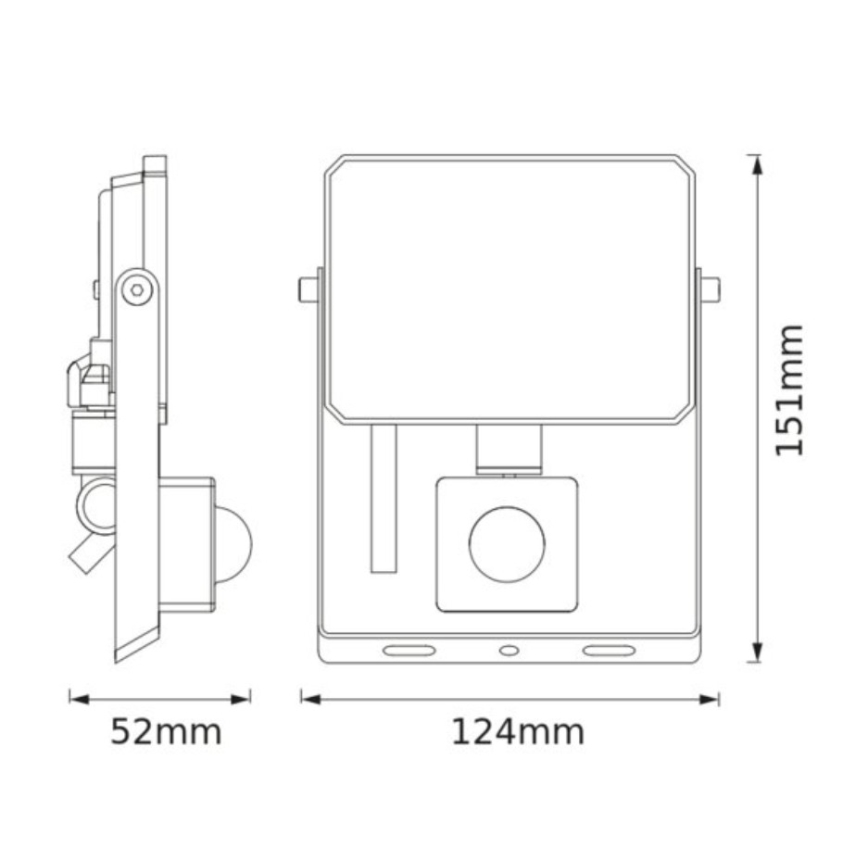 Osram - Reflector LED con sensor FLOODLIGHT LED/20W/230V 6500K IP65