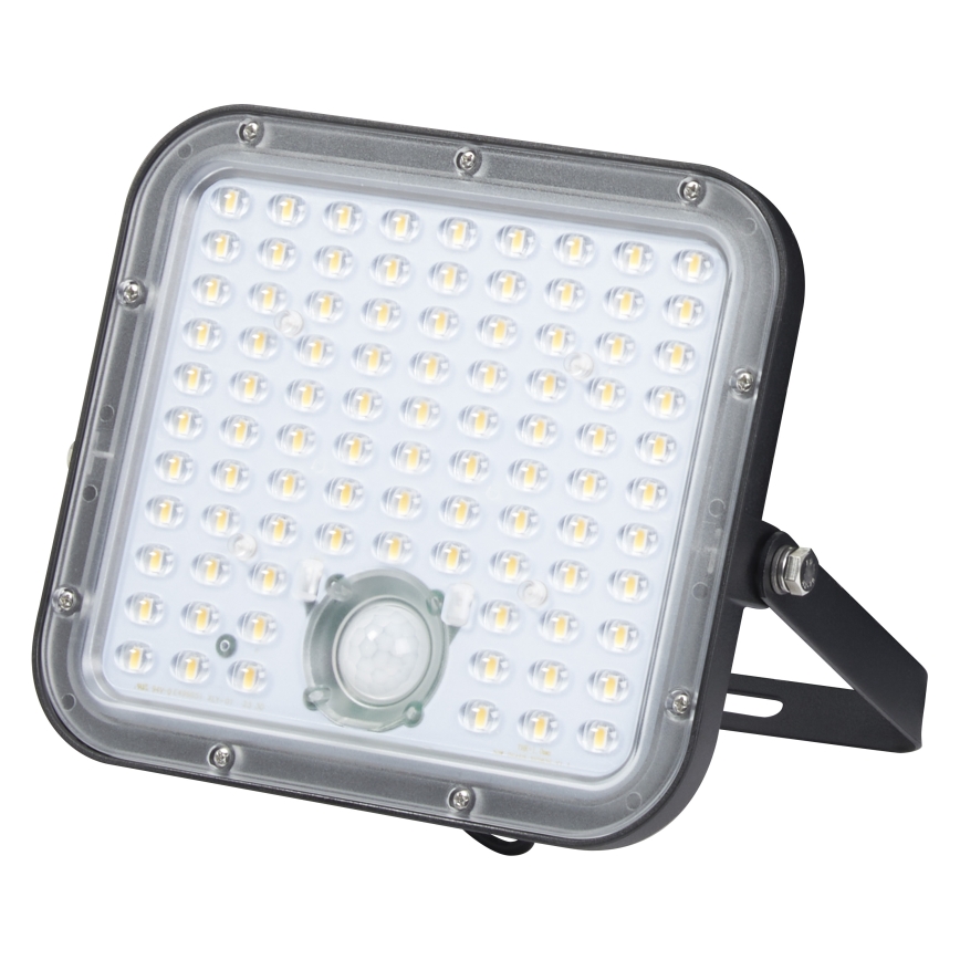 Osram - Reflector solar LED regulable con sensor ENDURA LED/30W/6,4V 4000K IP65 negro + mando a distancia