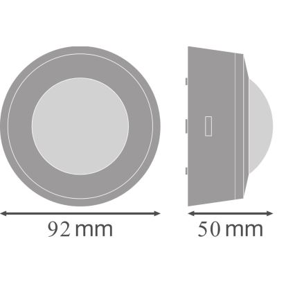 Osram - Sensor de movimiento por infrarrojos 230V IP44 blanco