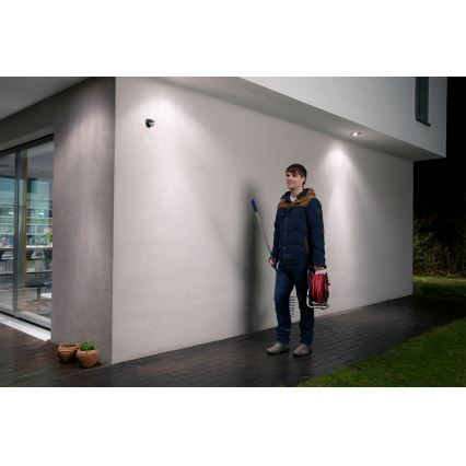 Osram - Sensor de movimiento por infrarrojos para exteriores 230 V IP44 negro