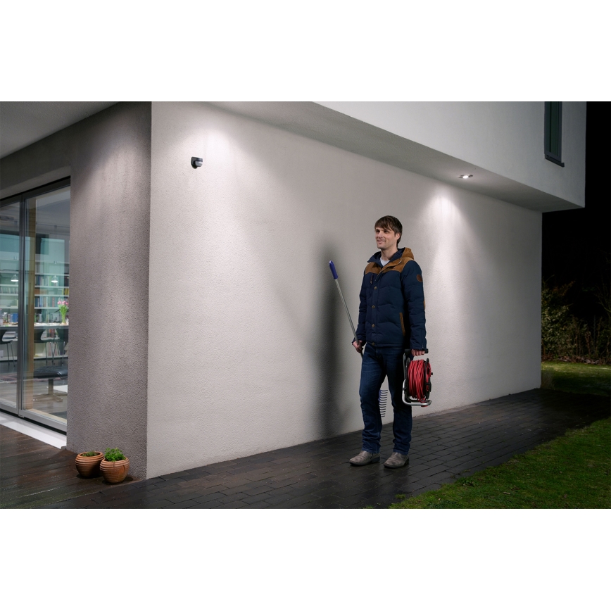 Osram - Sensor de movimiento por infrarrojos para exteriores 230 V IP44 negro