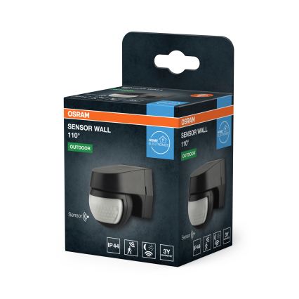 Osram - Sensor de movimiento por infrarrojos para exteriores 230 V IP44 negro