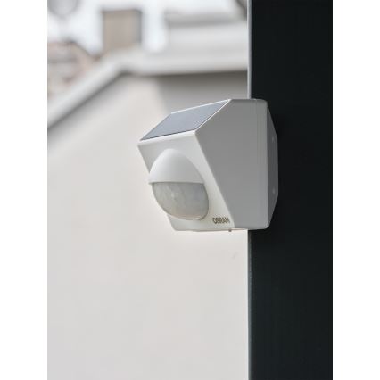 Osram - Sensor solar de movimiento para exterior SMART+ 3,7V blanco IP65 Wi-Fi 800 mAh
