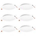 Osram - Set de 6 luminarias empotradas LED ESSENTIAL LED/18W/230V 4000K, Ø 22 cm, blanco