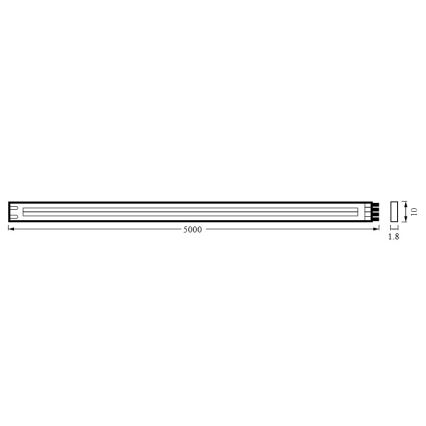 Osram - Tira LED regulable FLEX COB 5m LED/35W/230V 2700-6500K + mando a distancia