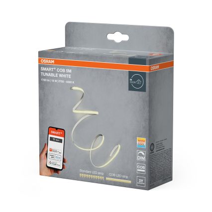 Osram - Tira LED regulable SMART+ COB 5m LED/18W/230V 2700-6500K Wi-Fi