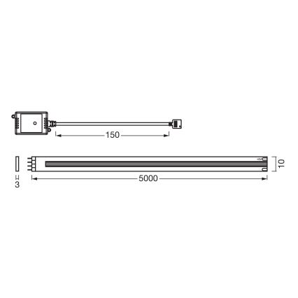 Osram - Tira LED regulable SMART+ COB 5m LED/18W/230V 2700-6500K Wi-Fi