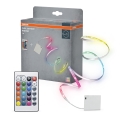 Osram - Tira LED RGB regulable FLEX BATTERY 5 m LED/5 W/4xAA + mando a distancia