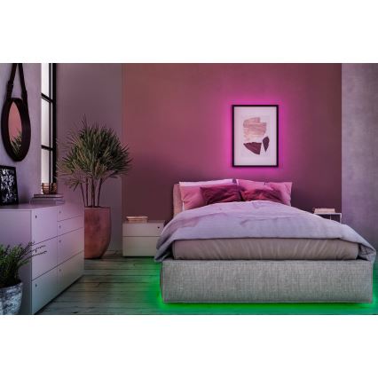 Osram - Tira LED RGB regulable FLEX BATTERY 5 m LED/5 W/4xAA + mando a distancia
