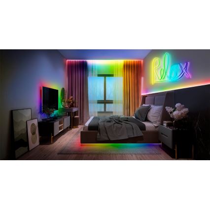 Osram - Tira LED RGB regulable SMART+ MAGIC 3m LED/22W/230V Wi-Fi + control remoto