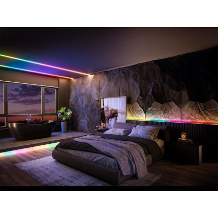Osram - Tira LED RGB regulable SMART+ MAGIC 3m LED/22W/230V Wi-Fi + control remoto