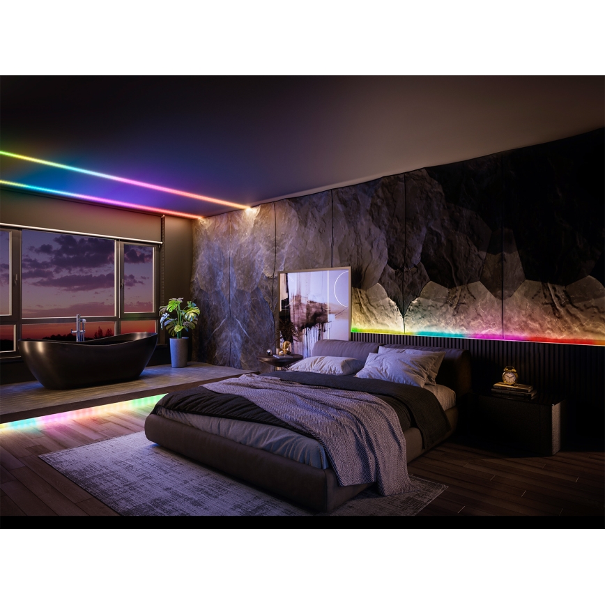 Osram - Tira LED RGB regulable SMART+ MAGIC 3m LED/22W/230V Wi-Fi + control remoto