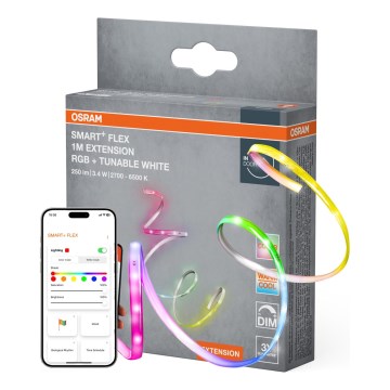 Osram - Tira LED RGB+TW regulable SMART+ FLEX 1m LED/3,4W/230V 2700-6500K Wi-Fi